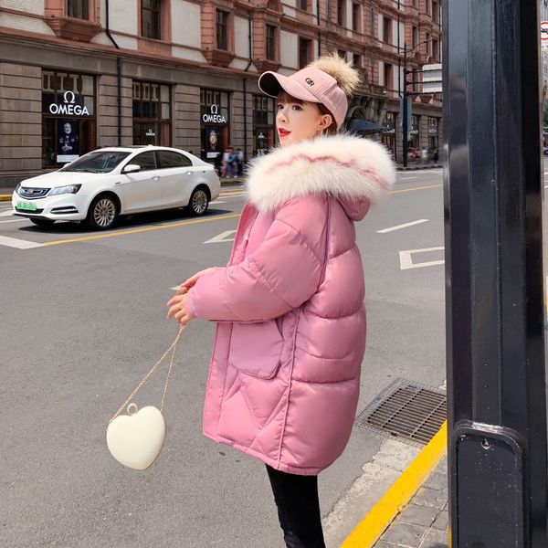 explosive cotton coat 2019 winter down cotton suit female fashion korean coat large size jacket, Black
explosive cotton coat 2019 winter down cotton suit female fashion korean coat large size jacket, Black