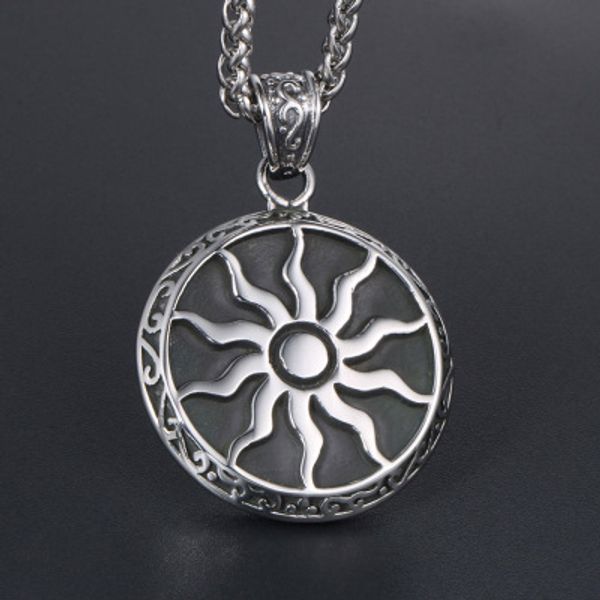 big sunflower pendant necklaces vintage titanium stainless steel sun god chain charm necklaces for men women hip hop statement jewelry, Silver
big sunflower pendant necklaces vintage titanium stainless steel sun god chain charm necklaces for men women hip hop statement jewelry, Silver