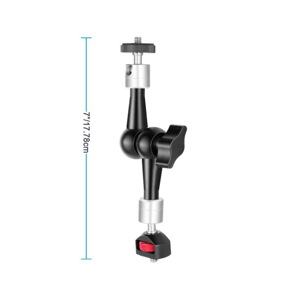 neewer 7 inches adjustable friction articulating magic arm with both 1/4-inch thread screw compatible with dslr camera
neewer 7 inches adjustable friction articulating magic arm with both 1/4-inch thread screw compatible with dslr camera