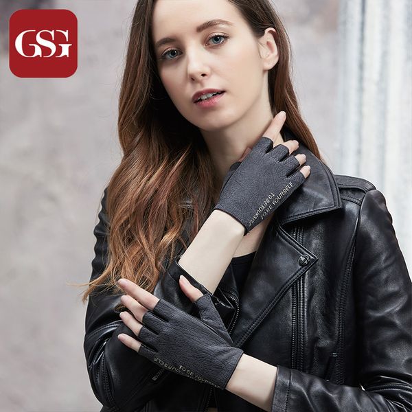 gsg ladies sheepskin leather gloves half fingers natural embossed printing punk party unlined women driving gloves gray red, Blue;gray
gsg ladies sheepskin leather gloves half fingers natural embossed printing punk party unlined women driving gloves gray red, Blue;gray