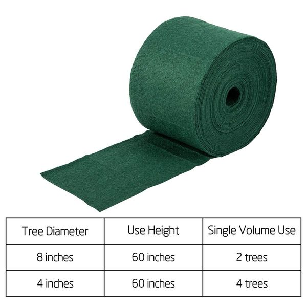2 pack thickened tree protector wraps 65 foot winter-proof tree trunk guard protector wrap shrub plants antie bandage packi
2 pack thickened tree protector wraps 65 foot winter-proof tree trunk guard protector wrap shrub plants antie bandage packi