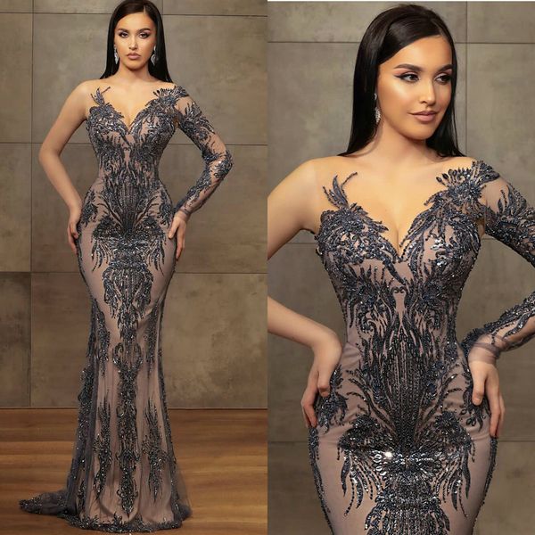 grey mermaid prom dresses sheer jewel neck lace floral appliqued beaded evening dress sequins custom made long robes de soirée, Black;red
grey mermaid prom dresses sheer jewel neck lace floral appliqued beaded evening dress sequins custom made long robes de soirée, Black;red