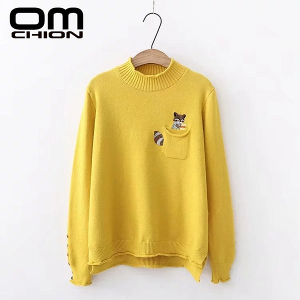 omchion autumn winter jumper 2019 korean half turtleneck cartoon embroidery sweater women casual metal holes pullover lmy213, White;black
omchion autumn winter jumper 2019 korean half turtleneck cartoon embroidery sweater women casual metal holes pullover lmy213, White;black