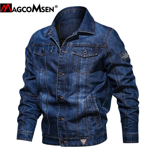 magcomsen jeans jacket men spring autumn blue denim jackets fashion casual cowboy jean jacket and coat windbreakers 6xl oversize, Black;brown
magcomsen jeans jacket men spring autumn blue denim jackets fashion casual cowboy jean jacket and coat windbreakers 6xl oversize, Black;brown