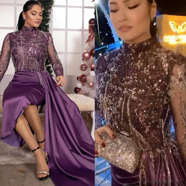 high neck prom dresses modest long sleeve beaded evening dress party pageant gowns special occasion dress dubai robes de soire, Black;red
high neck prom dresses modest long sleeve beaded evening dress party pageant gowns special occasion dress dubai robes de soire, Black;red