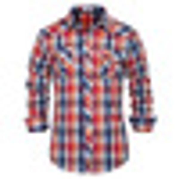 men blouse clothes basic vogue casual shirts stylish & slim fit plaid grid pattern long sleeve classic collar office shirt, White;black
men blouse clothes basic vogue casual shirts stylish & slim fit plaid grid pattern long sleeve classic collar office shirt, White;black