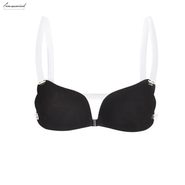 women new self bra adhesive silicone with push up invisible 2 convertible clear straps good quality drop shipping, Red;black
women new self bra adhesive silicone with push up invisible 2 convertible clear straps good quality drop shipping, Red;black