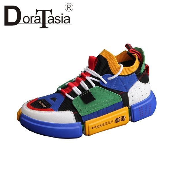 doratasia ins colorful girl sneakers lace-up platform flats ladies fashion casual soft shoes woman, Black
doratasia ins colorful girl sneakers lace-up platform flats ladies fashion casual soft shoes woman, Black