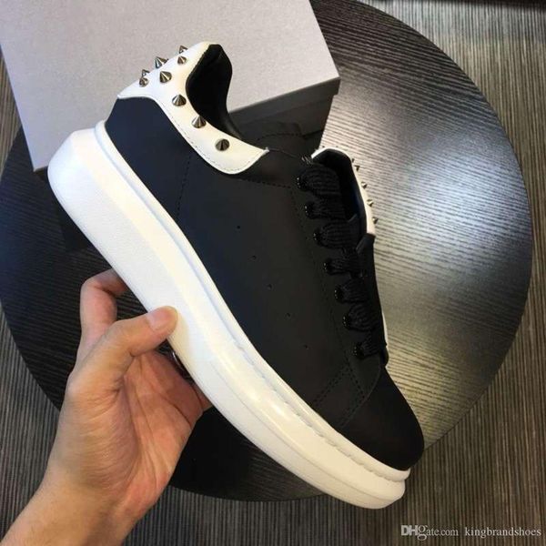thick soles shoes increase height men genuine leather sneaker platform casual shoes black back white with rivet
thick soles shoes increase height men genuine leather sneaker platform casual shoes black back white with rivet
