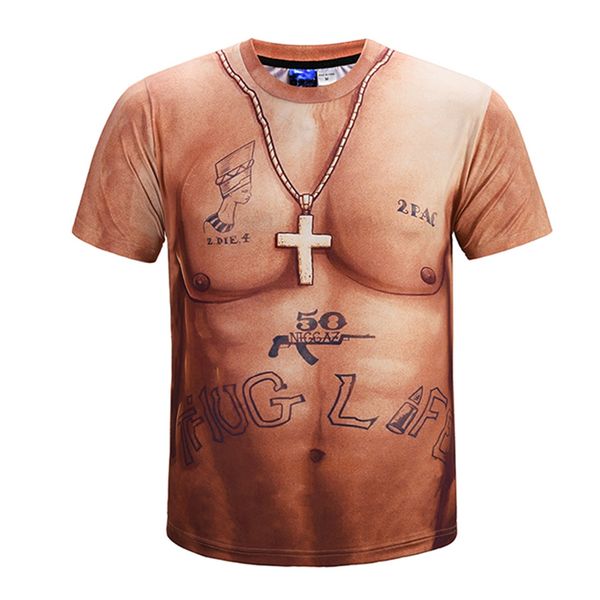 fashion round neck pullover t-shirt tattoo muscle 3d printed short sleeve tee shirt top, White;black
fashion round neck pullover t-shirt tattoo muscle 3d printed short sleeve tee shirt top, White;black
