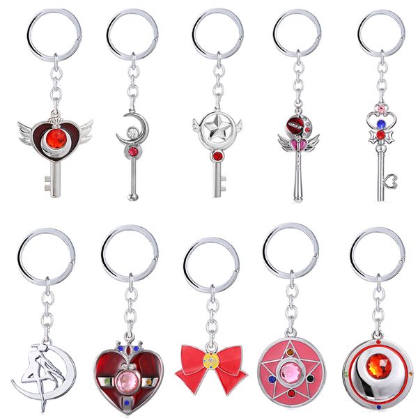 cute sailor moon figure sailormoon heart moon bow keychain pendant cosplay key chain cartoon keyring girl gift key ring, Silver
cute sailor moon figure sailormoon heart moon bow keychain pendant cosplay key chain cartoon keyring girl gift key ring, Silver