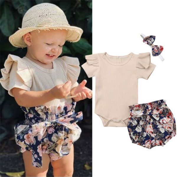 2019 summer girls clothes set short sleeve baby girls rompers flower print shorts kids pants headband baby girl set beach suits
2019 summer girls clothes set short sleeve baby girls rompers flower print shorts kids pants headband baby girl set beach suits