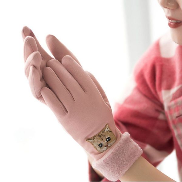 women cycling gloves full finger cute cat embroidered thick touch screen windproof fluffy outdoor autumn winter sports handwear
women cycling gloves full finger cute cat embroidered thick touch screen windproof fluffy outdoor autumn winter sports handwear