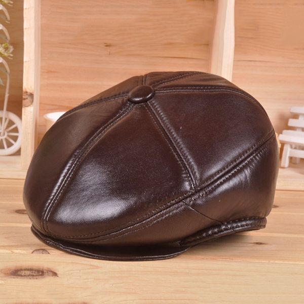 2019 men genuine leather hat for men winter thick warm baseball cap with earmuffs men's cap natural sheepskin leather warm hats, Blue;gray
2019 men genuine leather hat for men winter thick warm baseball cap with earmuffs men's cap natural sheepskin leather warm hats, Blue;gray