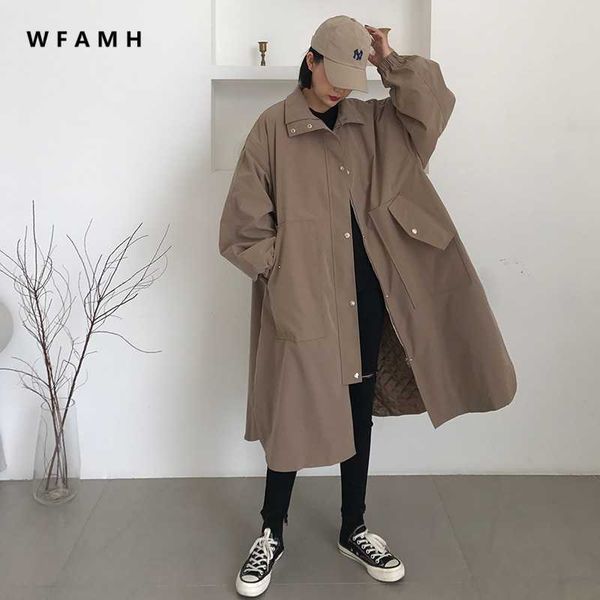 trench coat women autumn and winter sewing mid-length loose loose wild thick tooling jacket winter mid-length jacket over the kn, Tan;black
trench coat women autumn and winter sewing mid-length loose loose wild thick tooling jacket winter mid-length jacket over the kn, Tan;black