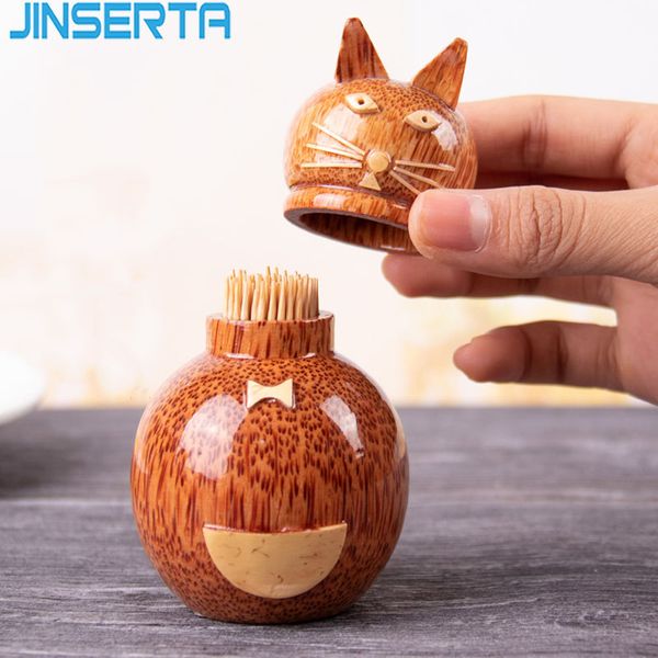 jinserta wooden toothpick cotton swab box home restaurant toothpick holder cute animal living room deskdecor jar
jinserta wooden toothpick cotton swab box home restaurant toothpick holder cute animal living room deskdecor jar