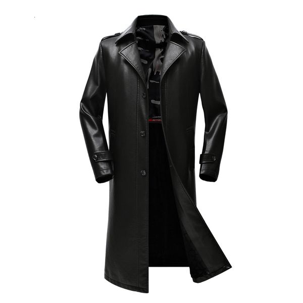 leather long coats men single-breasted coat pu leather man slim trench coats plus size m-4xl jacket for male, Black
leather long coats men single-breasted coat pu leather man slim trench coats plus size m-4xl jacket for male, Black