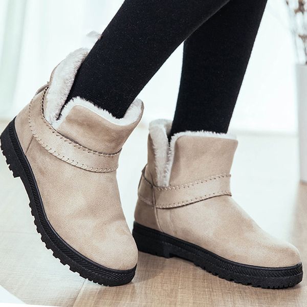new snow boots female flat bottom large size short boots women cotton short tube women's boots winter plus velvet booties women, Black
new snow boots female flat bottom large size short boots women cotton short tube women's boots winter plus velvet booties women, Black