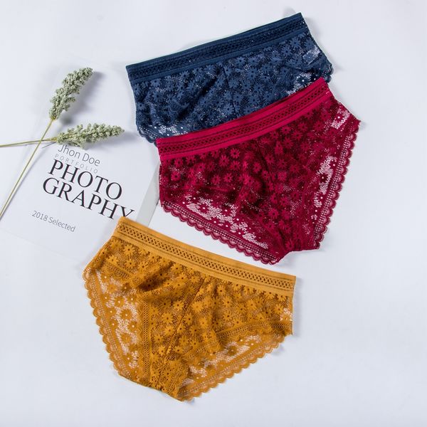 women's panties full lace lingerie fashion floral underwear for women low waist girls panty breathable intimate female underpants, Black;pink
women's panties full lace lingerie fashion floral underwear for women low waist girls panty breathable intimate female underpants, Black;pink