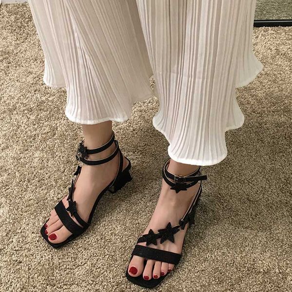 sandals women woman bling shoes star square heels ladies rhinestone gladiator female black zapatos de mujer
sandals women woman bling shoes star square heels ladies rhinestone gladiator female black zapatos de mujer
