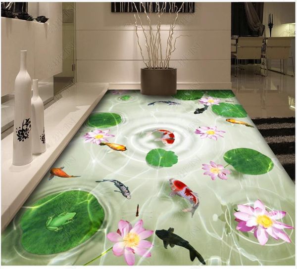 custom p wallpaper 3d self-adhesive waterproof flooring wall sticker 3d pond lotus fish water surface ripple stone floor painting wall
custom p wallpaper 3d self-adhesive waterproof flooring wall sticker 3d pond lotus fish water surface ripple stone floor painting wall