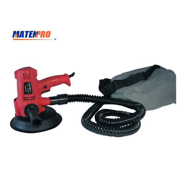 auto vacuum drywall sander710w suspend plastic disk to sags and crests wall+6pcs 180mm sanderpaper+2pcs carbonbrush+y wrench
auto vacuum drywall sander710w suspend plastic disk to sags and crests wall+6pcs 180mm sanderpaper+2pcs carbonbrush+y wrench