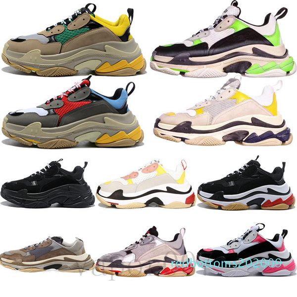 2019 тройного s старого папу обувь утроитель тапок зеленый ясной подошвы chaussures ретро scarpe женщины zapatos мужчины hommes hombre zapat, Black 
2019 тройного s старого папу обувь утроитель тапок зеленый ясной подошвы chaussures ретро scarpe женщины zapatos мужчины hommes hombre zapat, Black