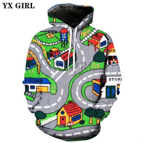 yx girl drop shipping 2018 new fashion mens 3d hoodies toy roads printed hoodie men/women casual hoody sweatshirts tz-52, Black
yx girl drop shipping 2018 new fashion mens 3d hoodies toy roads printed hoodie men/women casual hoody sweatshirts tz-52, Black