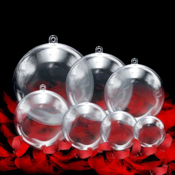 20pc/10pairs christmas tress decorations ball 7cm-9cm transparent open plastic clear bauble ornament gift present box decoration
20pc/10pairs christmas tress decorations ball 7cm-9cm transparent open plastic clear bauble ornament gift present box decoration