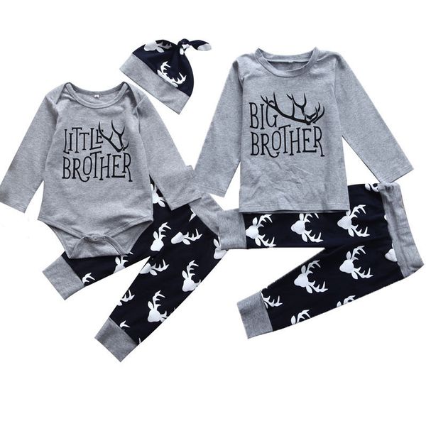 pudcoco boy set us stock infant baby little brother romper big t-shirt matching outfits, White
pudcoco boy set us stock infant baby little brother romper big t-shirt matching outfits, White