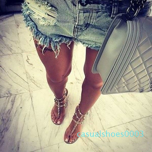 zapatos mujer color rivets spiked gladiator flat women sandals stones studded flip sandal big size designer women shoes summer c33, Black
zapatos mujer color rivets spiked gladiator flat women sandals stones studded flip sandal big size designer women shoes summer c33, Black