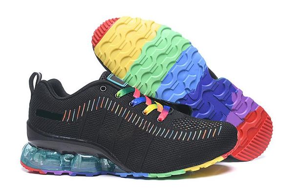 2020 new am cushion rainbow women running shoes pink white black colorful good quality ladies net breathable sport sneaker with box, White;red
2020 new am cushion rainbow women running shoes pink white black colorful good quality ladies net breathable sport sneaker with box, White;red