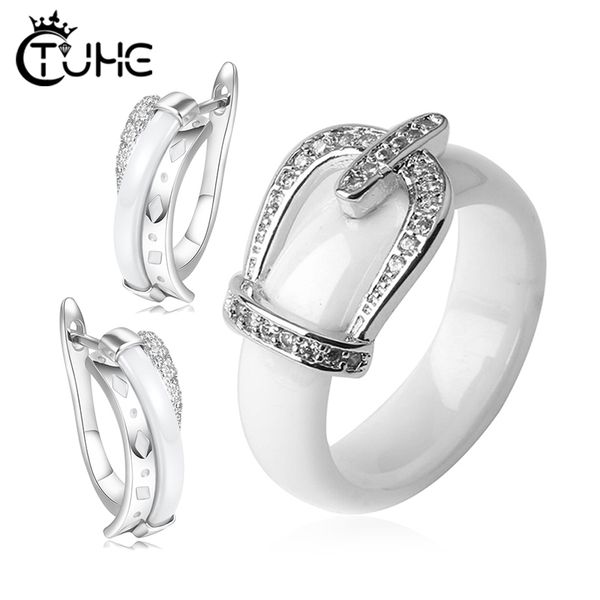 fashion jewelry women jewelry set ceramic earrings ringsnecklace wedding sets for women christmas gift, Silver
fashion jewelry women jewelry set ceramic earrings ringsnecklace wedding sets for women christmas gift, Silver