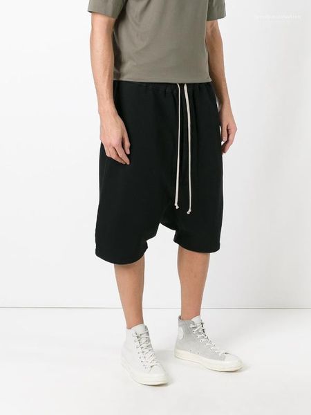 mens shorts summer spring black casual loose harem shorts high street ro, White;black 
mens shorts summer spring black casual loose harem shorts high street ro, White;black