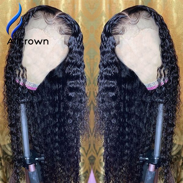 alicrown 13*4 lace front human hair wigs with baby hair middle ration curly lace wigs non-remy hair knots bleached 130 density, Black
alicrown 13*4 lace front human hair wigs with baby hair middle ration curly lace wigs non-remy hair knots bleached 130 density, Black
