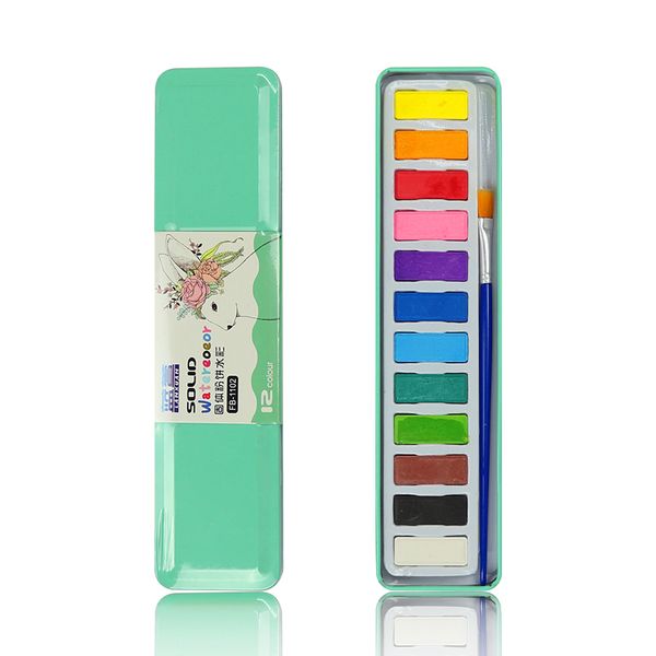 solid watercolor gouache paint set with pigment set art supplies for kids painting utensils 12 colors painting materials
solid watercolor gouache paint set with pigment set art supplies for kids painting utensils 12 colors painting materials
