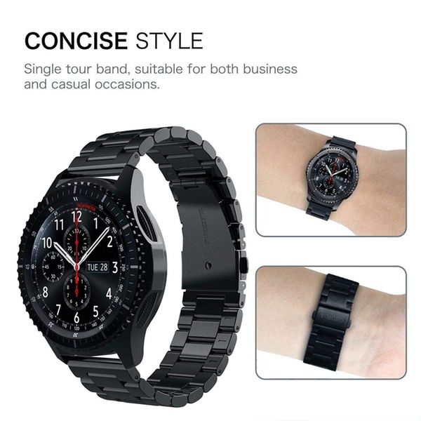 stainless steel strap for samsung galaxy watch 46mm 42mm/ gear s3 frontier/ classic band bracelet accessories 22mm 20mm, Black;brown
stainless steel strap for samsung galaxy watch 46mm 42mm/ gear s3 frontier/ classic band bracelet accessories 22mm 20mm, Black;brown