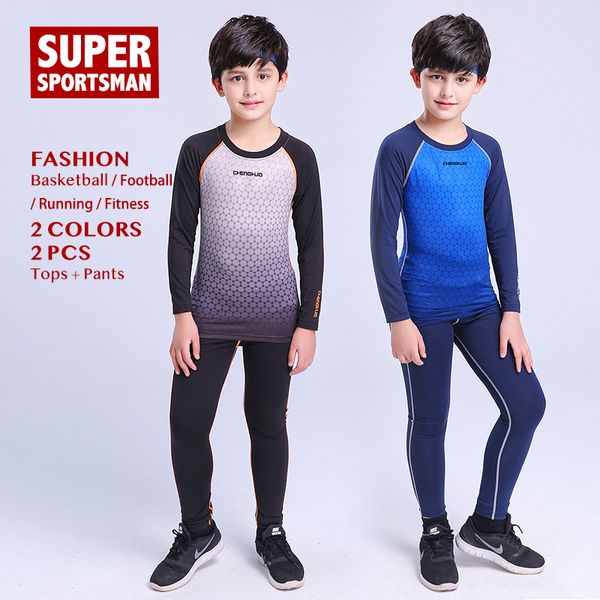 children running jogging suits for men fitness gym clothing kids sports clothes baby boys basketball training sportswear tights, Black;blue
children running jogging suits for men fitness gym clothing kids sports clothes baby boys basketball training sportswear tights, Black;blue