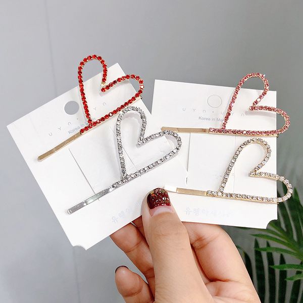 new women sweet shining crystal heart shape hairpins cute hair ornament headband hair clips barrettes fashion accessories
new women sweet shining crystal heart shape hairpins cute hair ornament headband hair clips barrettes fashion accessories
