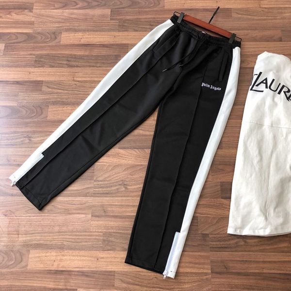 luxurious brand design palm angels long pants terry trousers all-match fashion hip-hop high streetwear cool sports ourdoor trousers, Brown;gray