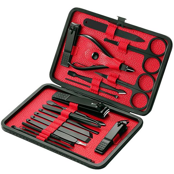 18pcs/set nail clippers manicure pedicure kit finger toe scissor grooming tools cd88
18pcs/set nail clippers manicure pedicure kit finger toe scissor grooming tools cd88
