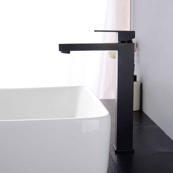 Simple Square Black Bathroom Tap Soild Brass Basin Faucet Single Hole Deck Mounted High Quality Chrome Bathroom Water Mixer
Simple Square Black Bathroom Tap Soild Brass Basin Faucet Single Hole Deck Mounted High Quality Chrome Bathroom Water Mixer