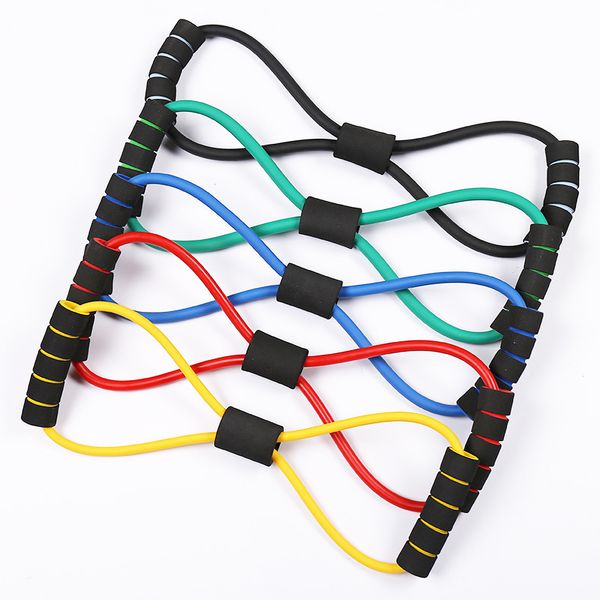 resistance bands yoga gum fitness 8 word chest expander rope workout muscle rubber elastic for sports exercise
resistance bands yoga gum fitness 8 word chest expander rope workout muscle rubber elastic for sports exercise