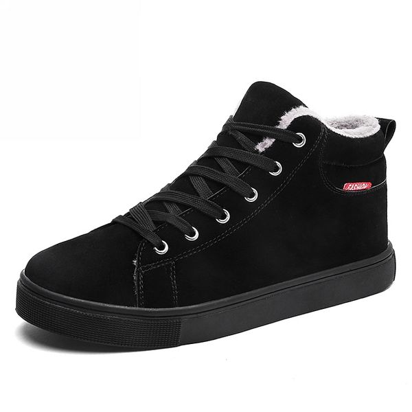 new fashion men winter boots lace up high male boots warm male snow ankle waterproof wear-resisting casual boot shoes, Black
new fashion men winter boots lace up high male boots warm male snow ankle waterproof wear-resisting casual boot shoes, Black