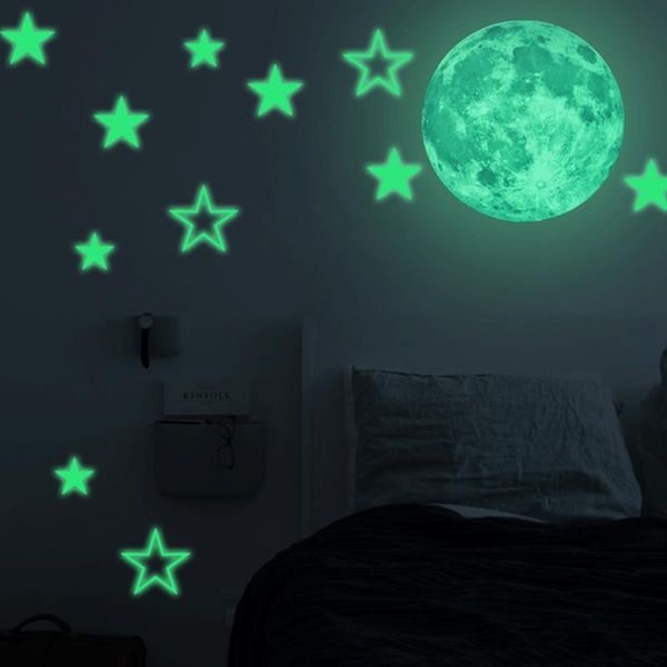 luminous sticker glowing star moon dot wall stickers for sun star moon combination bedroom home decorations supplies
luminous sticker glowing star moon dot wall stickers for sun star moon combination bedroom home decorations supplies