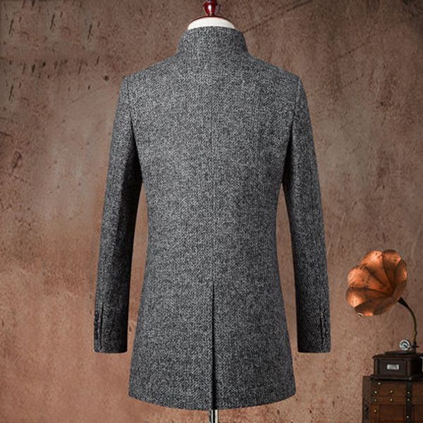new wool coat men business slim long windbreaker single button wool blend men overcoat abrigo para varon lx2321, Black
new wool coat men business slim long windbreaker single button wool blend men overcoat abrigo para varon lx2321, Black