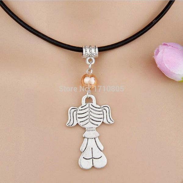 10pcs alloy ancient silver big girl multicolor glass bead charm pendant leather rope necklace women jewelry valentine's day present
10pcs alloy ancient silver big girl multicolor glass bead charm pendant leather rope necklace women jewelry valentine's day present