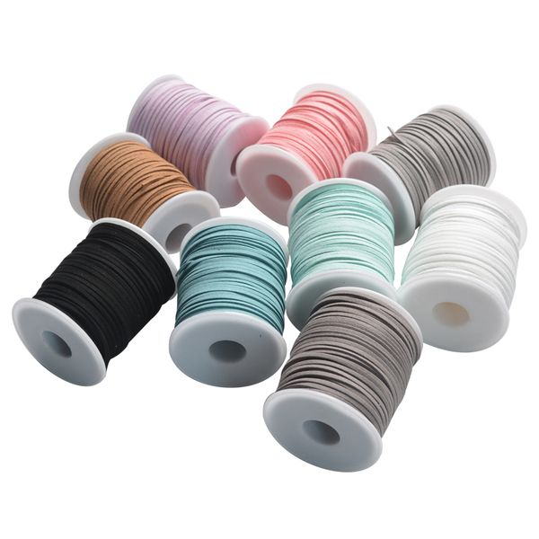 50 yards fine quality faux suede leather cord thread tassel bouquet packing material rope for necklaces & bracelets diy crafts, Black;white
50 yards fine quality faux suede leather cord thread tassel bouquet packing material rope for necklaces & bracelets diy crafts, Black;white