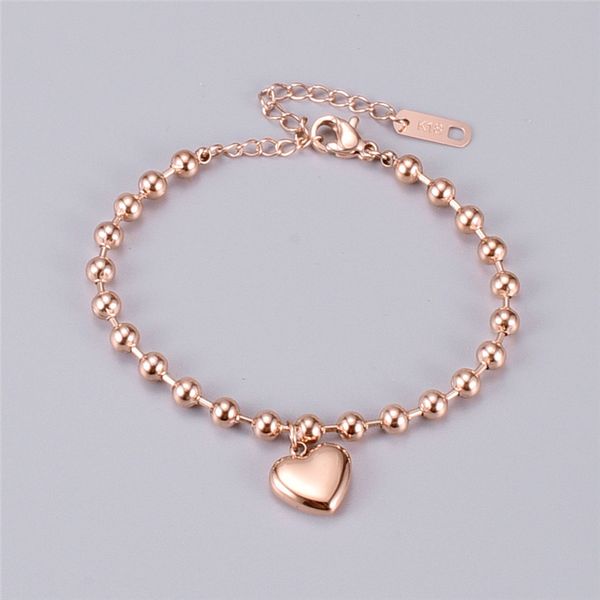jiethling bracelet jewelry vacuum plating rose gold-color stereoscopic heart stainless steel beads link women bracelets gifts, Black
jiethling bracelet jewelry vacuum plating rose gold-color stereoscopic heart stainless steel beads link women bracelets gifts, Black