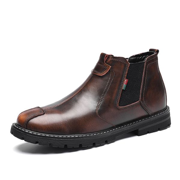 genuine leather autumn men boots winter waterproof ankle boots outdoor working boots men shoes, Black
genuine leather autumn men boots winter waterproof ankle boots outdoor working boots men shoes, Black
